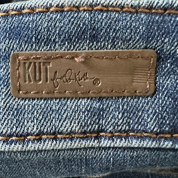 Kut from the Kloth Baby Bootcut Jeans Mid Rise Zip & Button  Size 10S - Picture 10 of 11